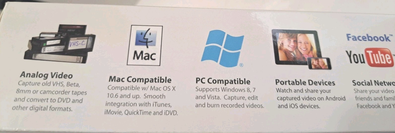 Vidbox Analog to Digital Video Conversion Solution Mac Or Windows NEW SEALED
