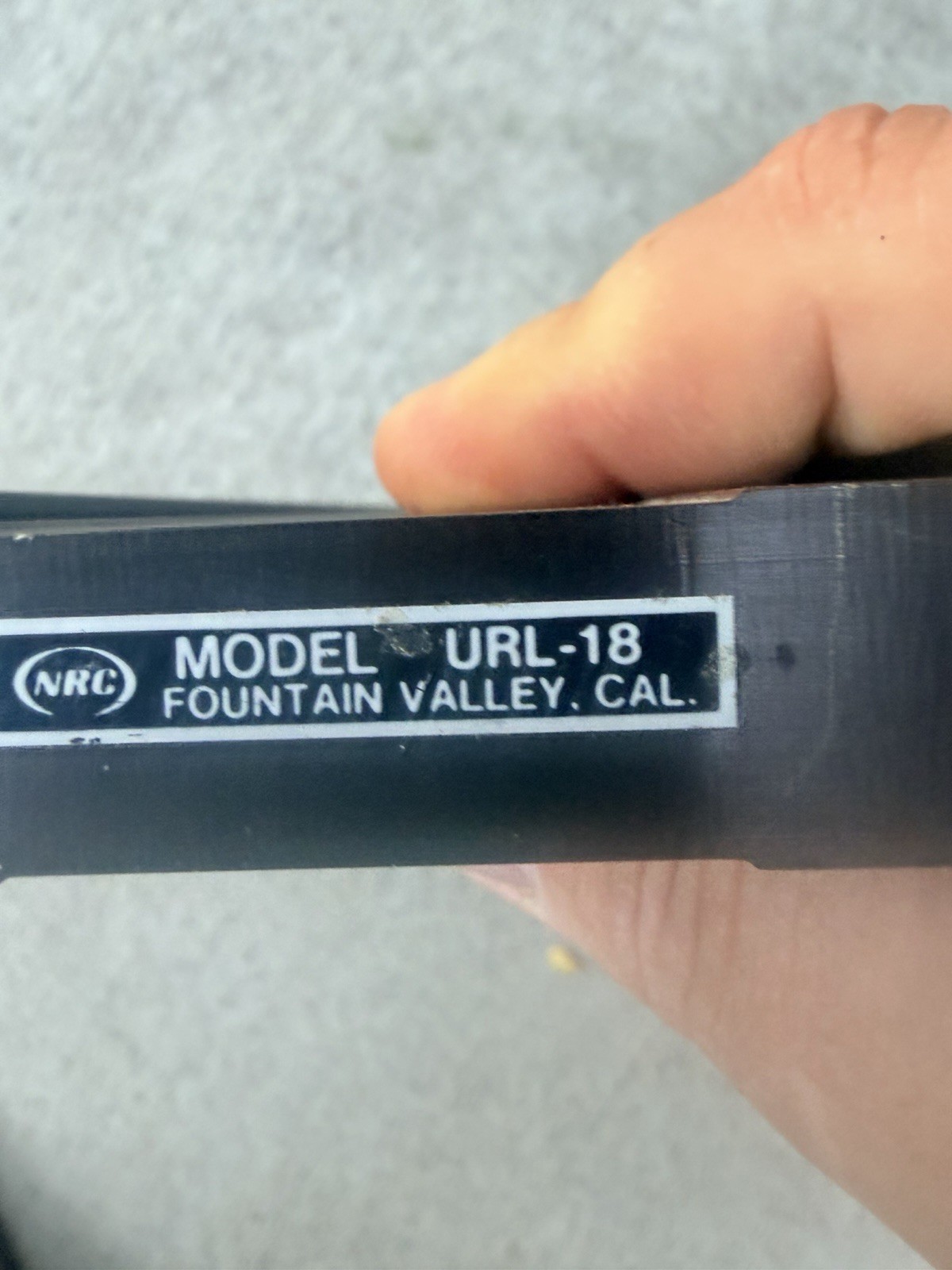 NRC Model URL-18 Precision Optical Rail 18 Inch Newport Research Corporation