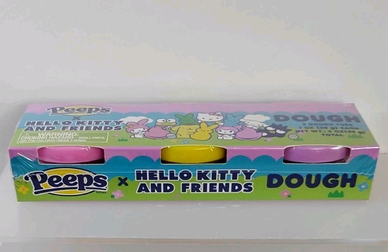 2026 Peeps x Hello Kitty 2026 Dough 3 Tubs Easter