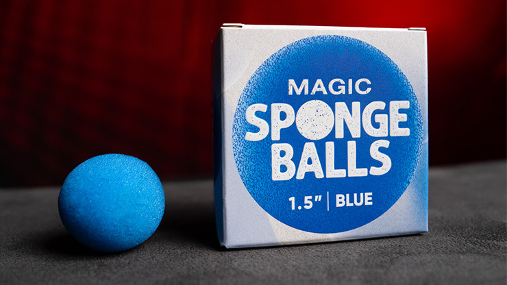 Magic Sponge Balls (1.5" / BLUE) by Murphy's Magic (Pack of 4)