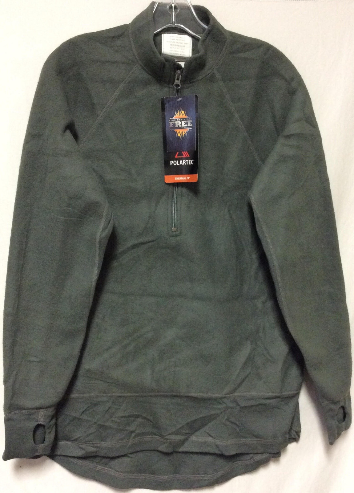 POLARTEC FIRE RESISTANT MIDWEIGHT FLEECE SHIRT, MEDIUM REGULAR, FOLIAGE, NWT