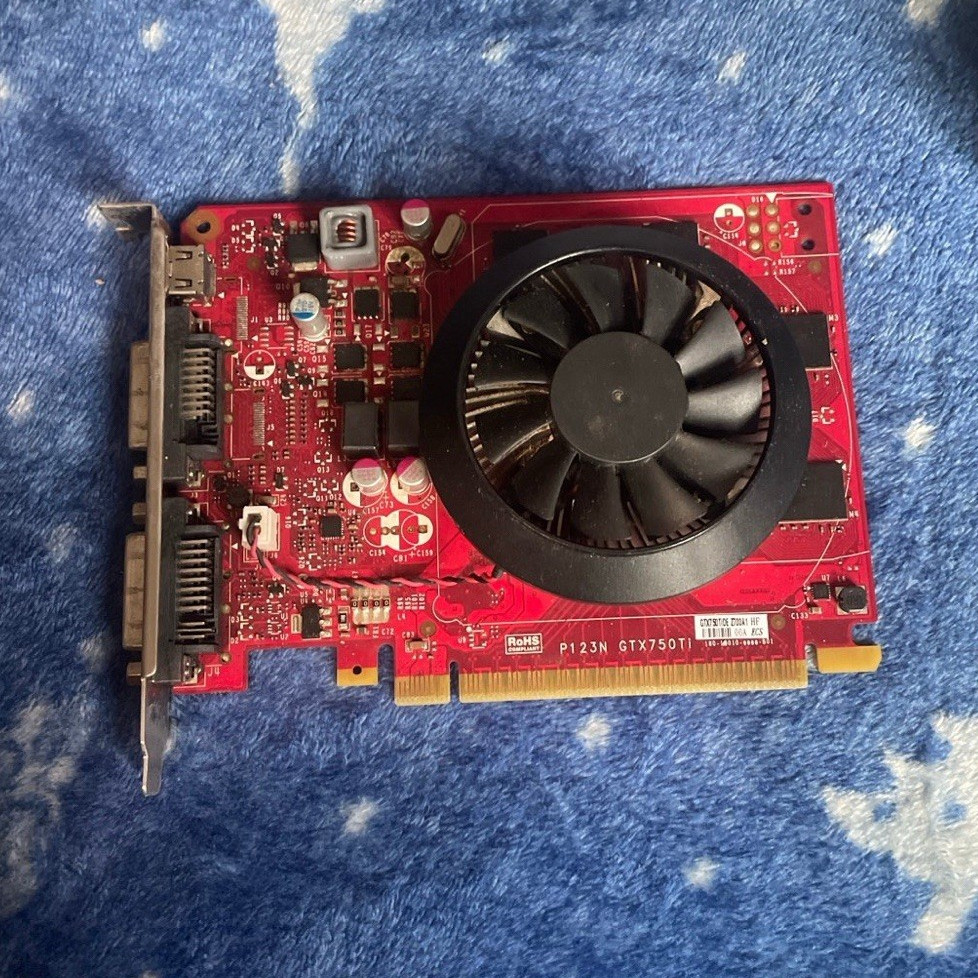 PNY GeForce GTX 750 Ti 2GB GDDR5 PCIe x16 DVI-D HDMI Mini HDMI CUDA