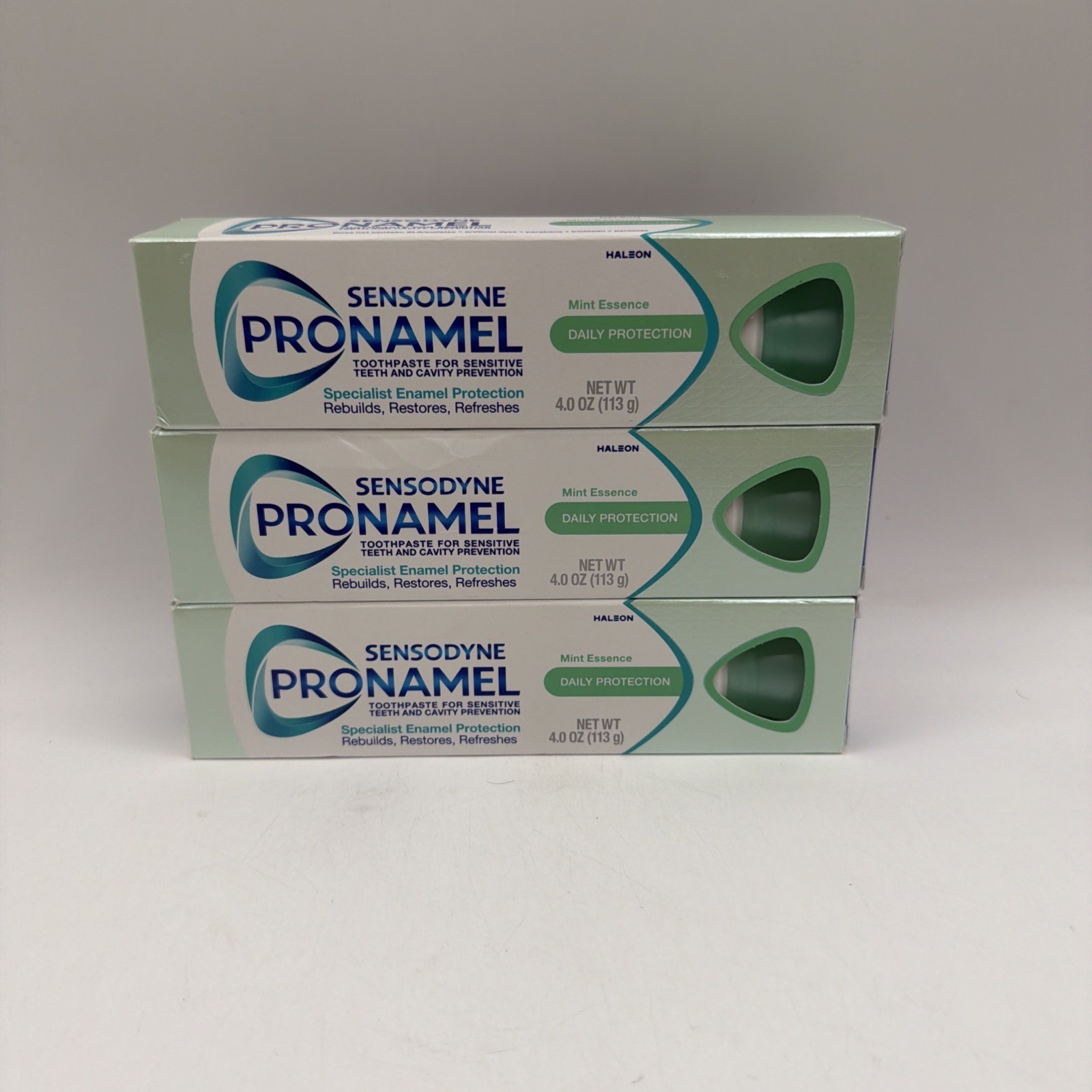 Sensodyne ProNamel Toothpaste Daily Protection 4 oz 3 Pack