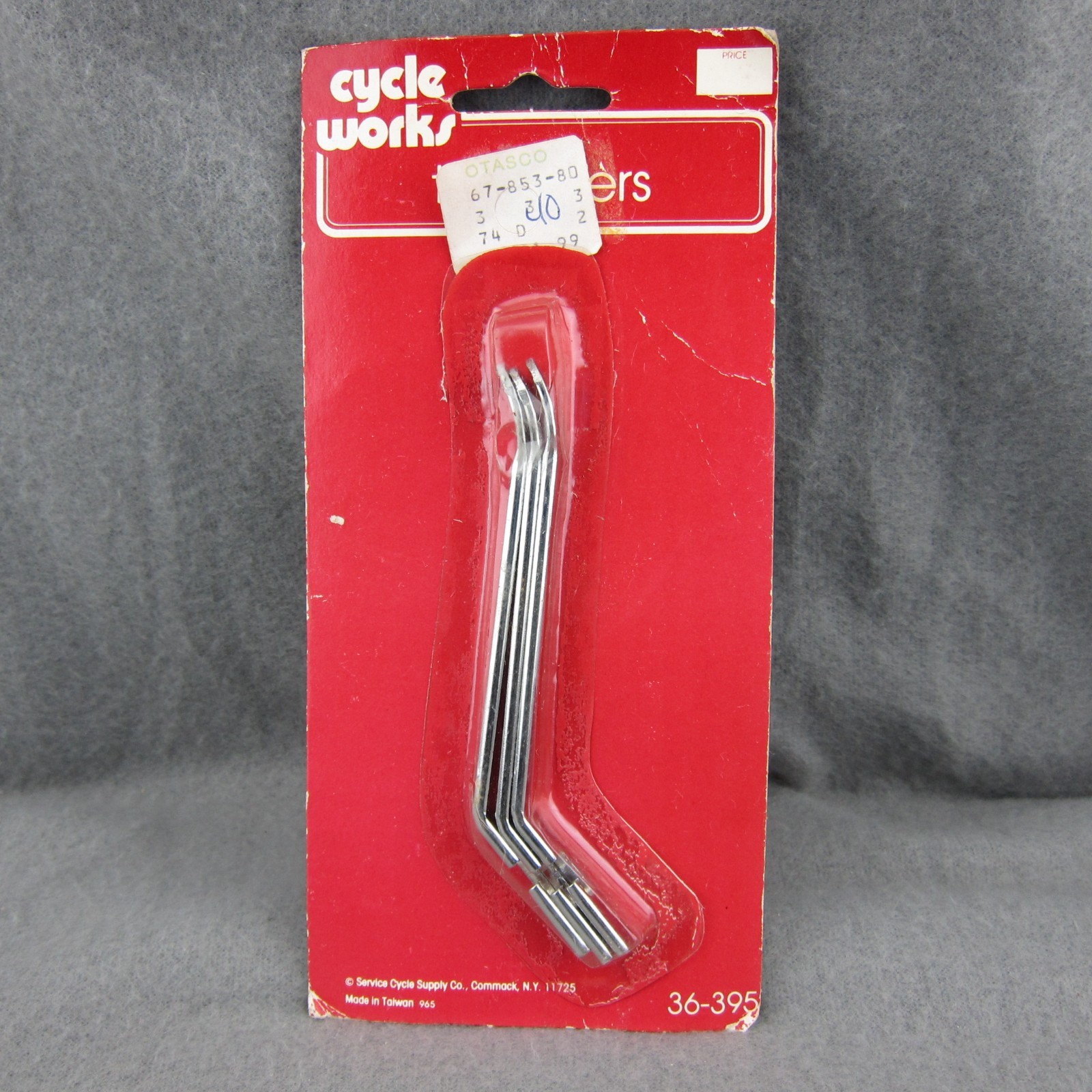 Cycle Works Bicycle Tire Levers 36-395 NOS Silver Vintage Sealed