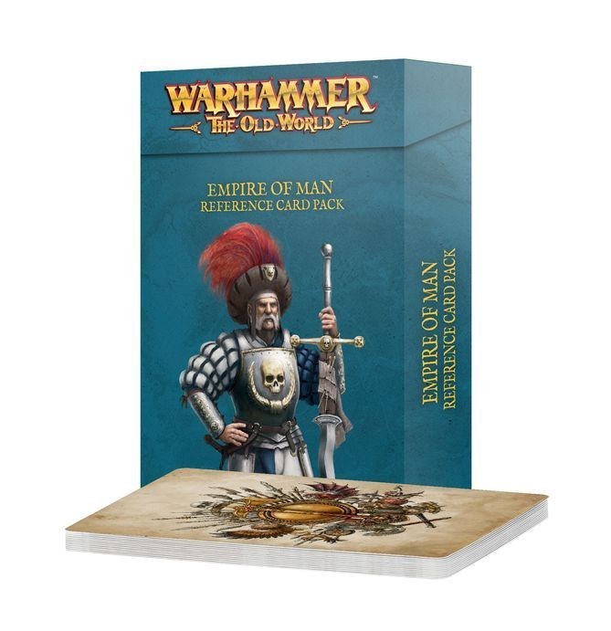 Warhammer The Old World Empire of Man Reference Card Pack New OOP Deck Cards