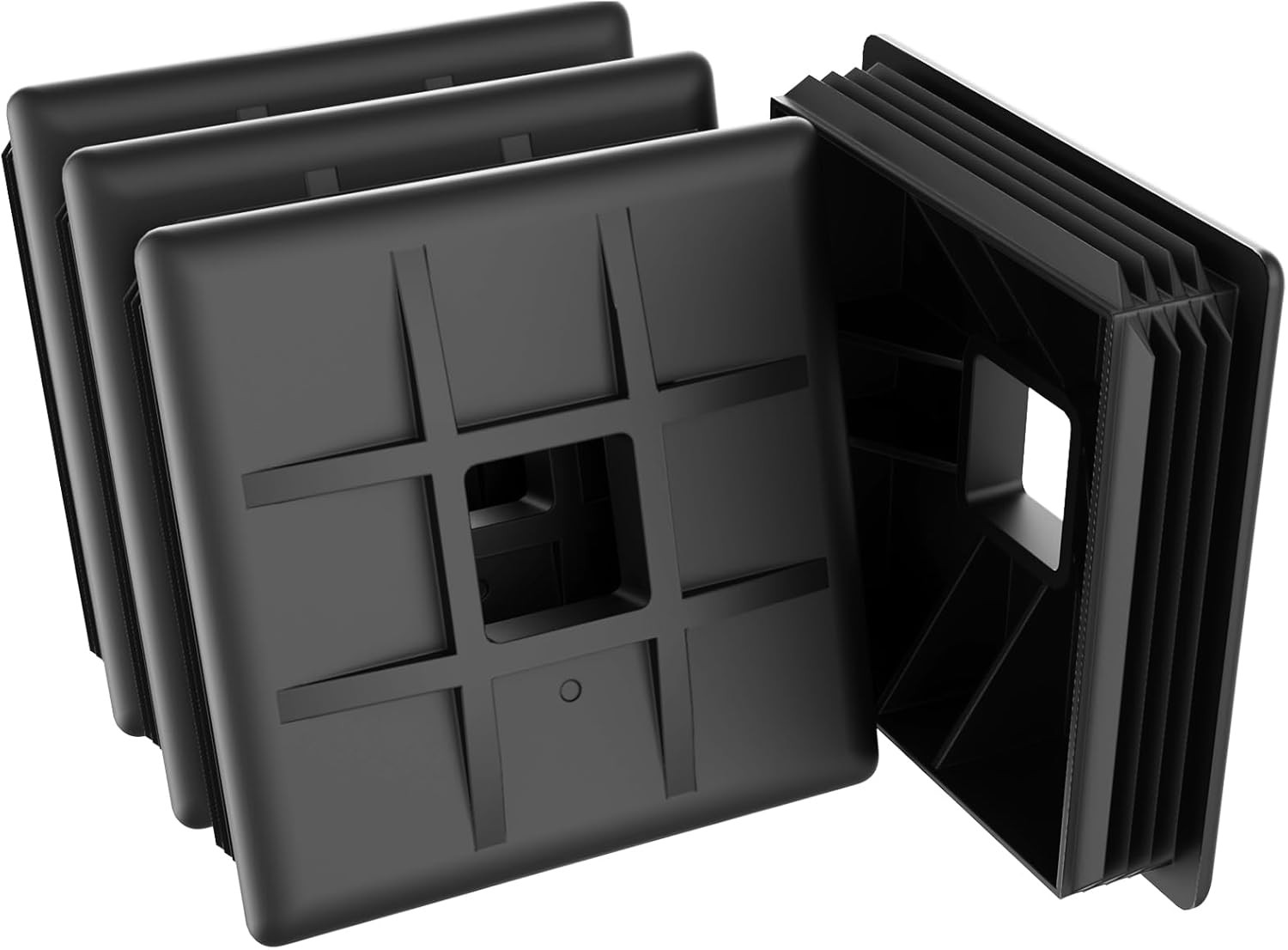 Bumper End Cap 4 Pack, 4” PE Camper Bumper End Cap, Easy to Install and Remove,