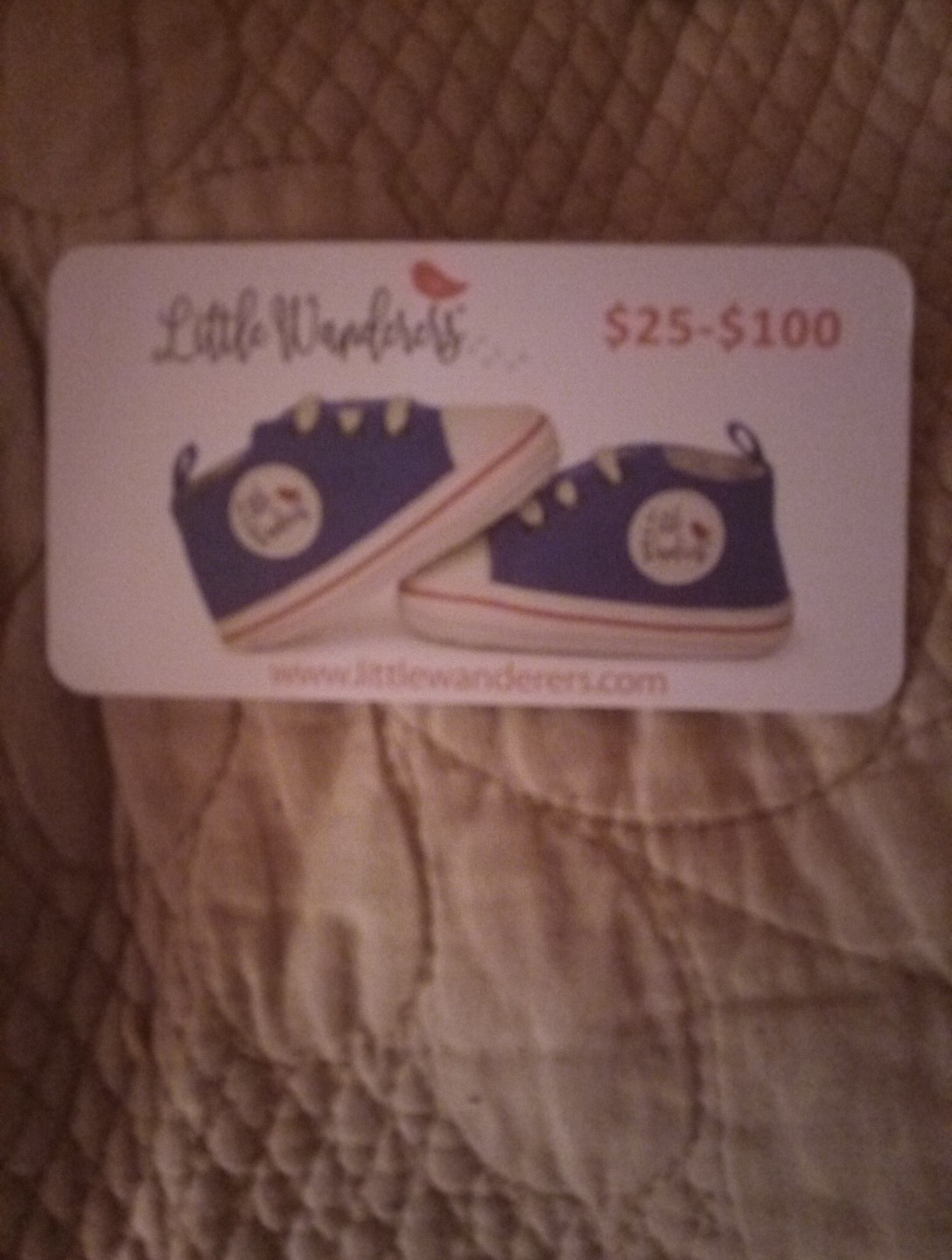 $60 Little Wonders Baby Supplies Gift Card