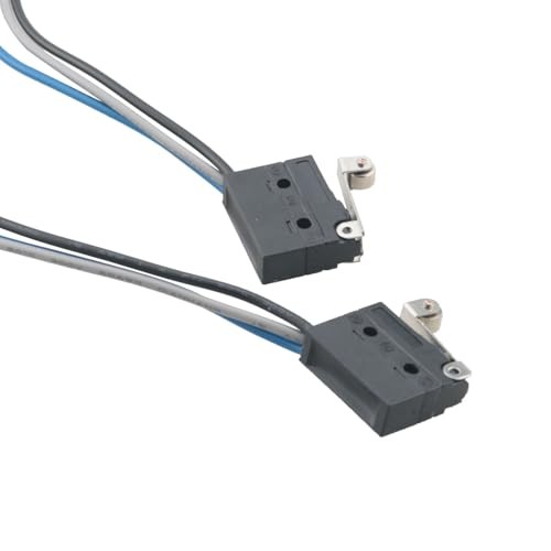 2PCS Waterproof Mini Limit Switch with Hinged Lever 6A 12V DC Control Lever