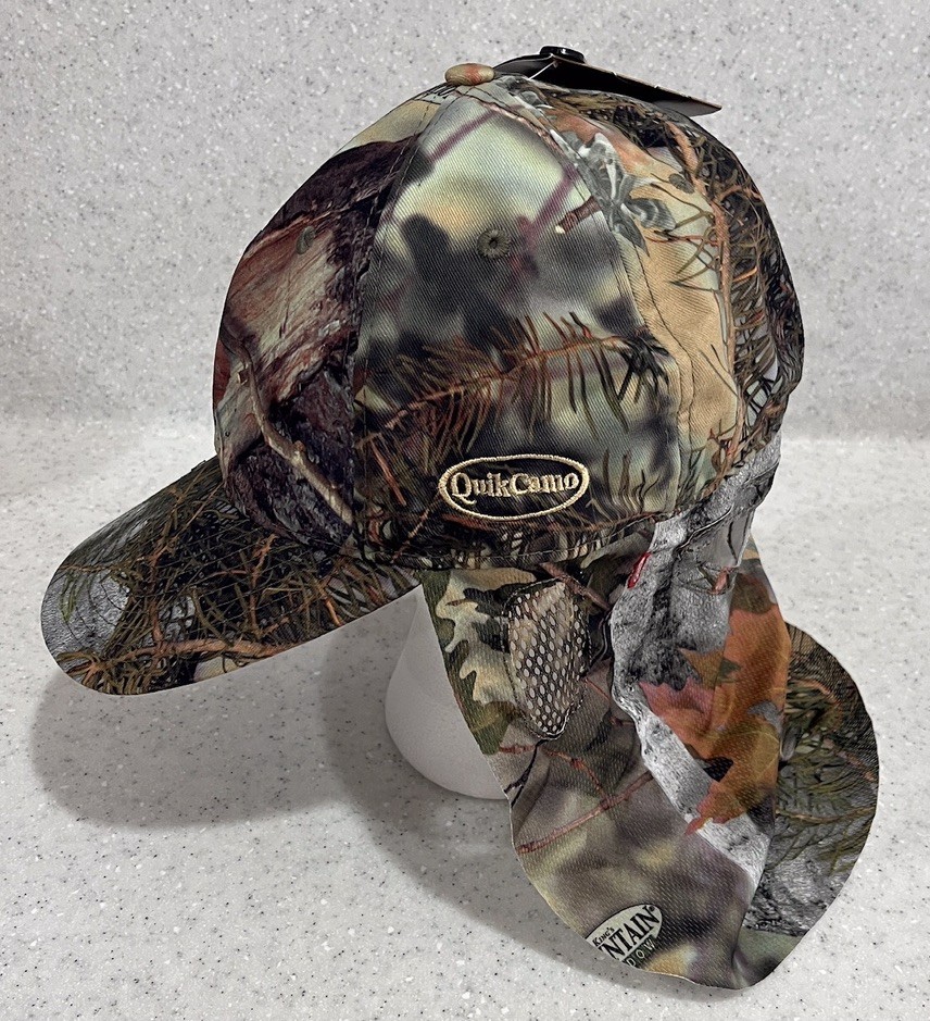 Quick Camo 2 In 1 Camouflage Camo Hat Game Face Gear King’s Mountain Shadow