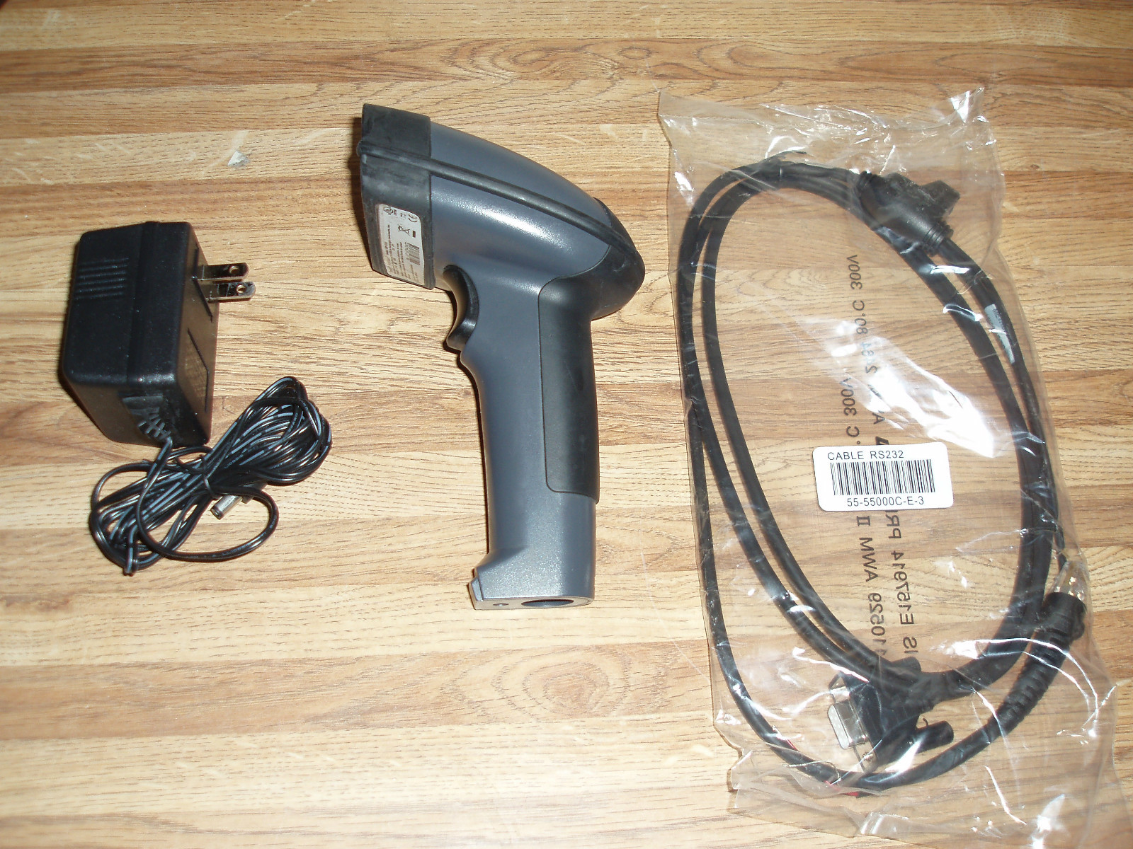 SAM4S Metrologic MS1690 FirstFlash 2D 1D RS232 Serial Barcode Scanner EXCELLENT