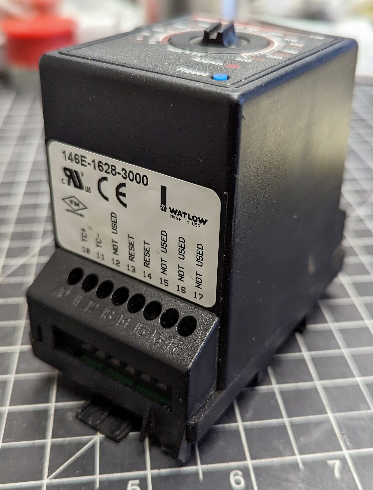 Watlow 146E-1628-3000 Temperature Controller Tested Working Pull [OF48]