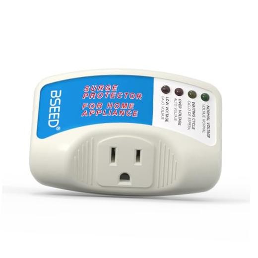 Surge Protector for Refrigerator, Single Outlet Surge Protector 009 1 PACK