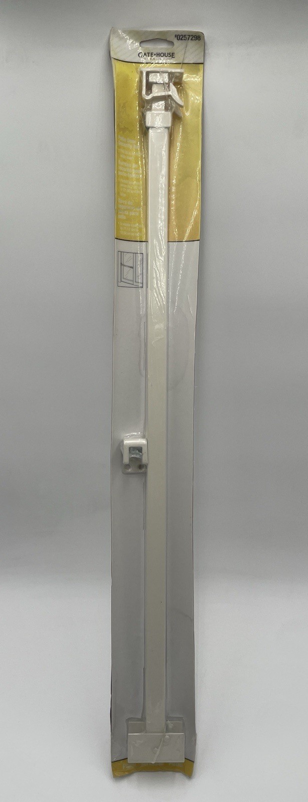 Gatehouse 28-in to 48-in Aluminum Sliding Patio Door Security Bar White 0257298