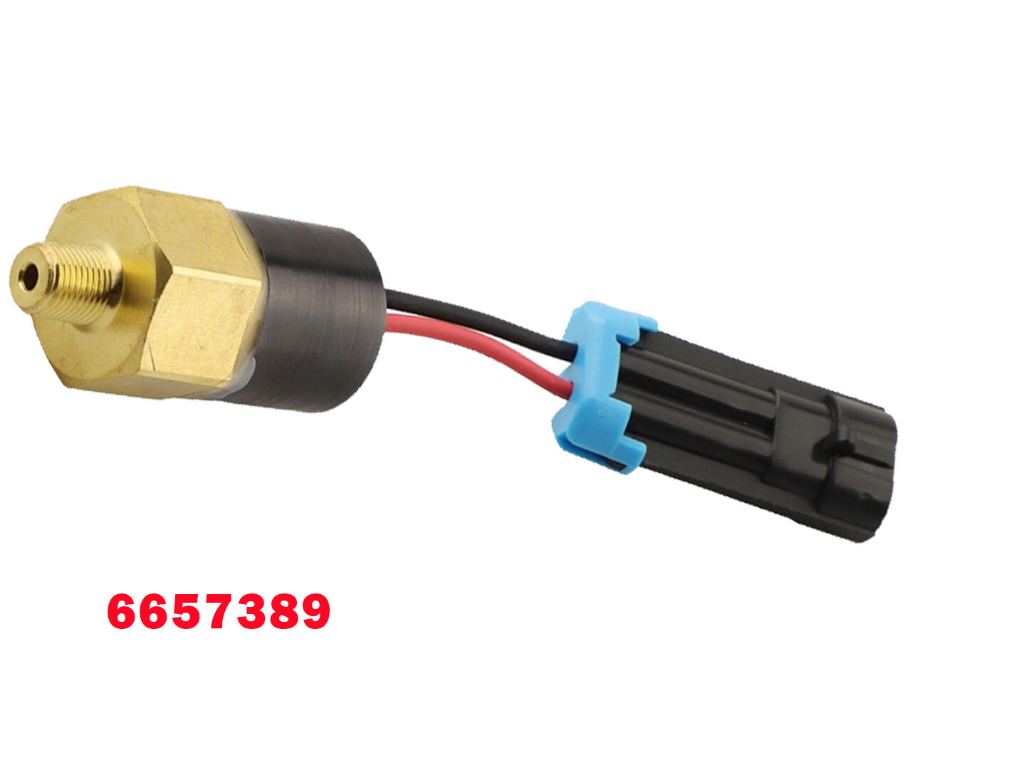 1x Excavator Engine Oil Pressure Switch Sensor For Bobcat 6657389 6676053 US