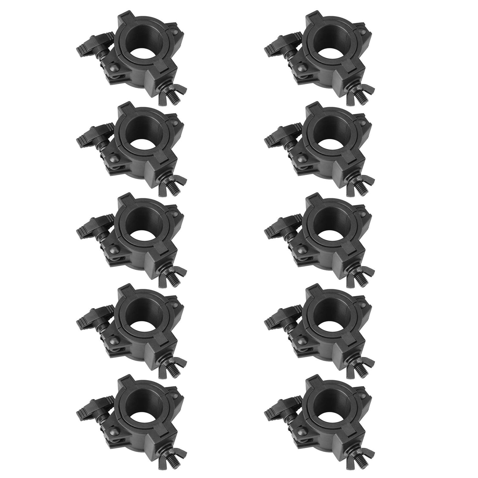 10 Pcs Stage Lighting Clamp for DJ Light, O Truss Clamp 1", 1-1/2", 2" Tube |...