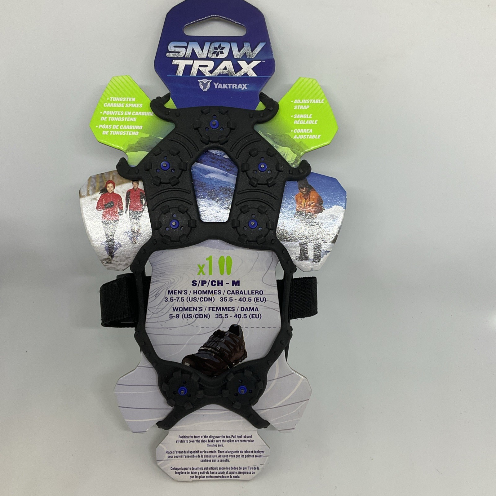 SNOW TRAX by Yaktrax Traction Cleats for Shoes and Boots S/M Costco