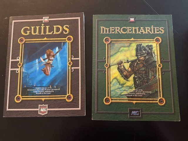 AEG d20 Sourcebook Guilds Mercenaries VG 7012