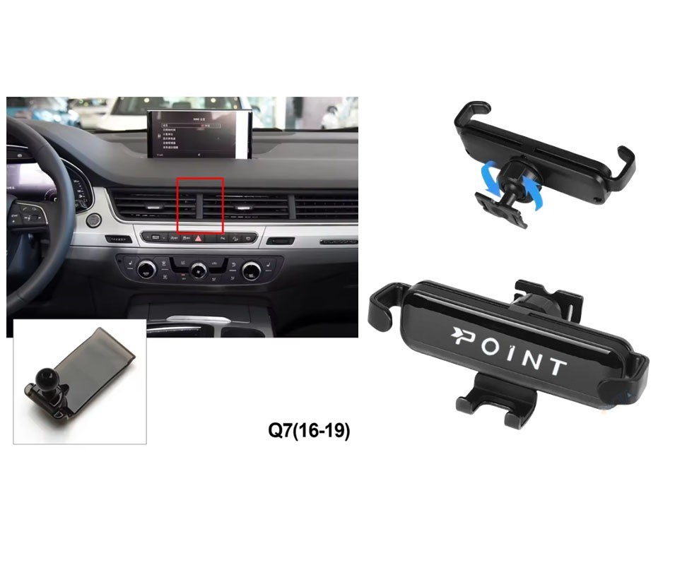 Car Special Phone Holder Stand Designed for Audi Q7 2016-2019