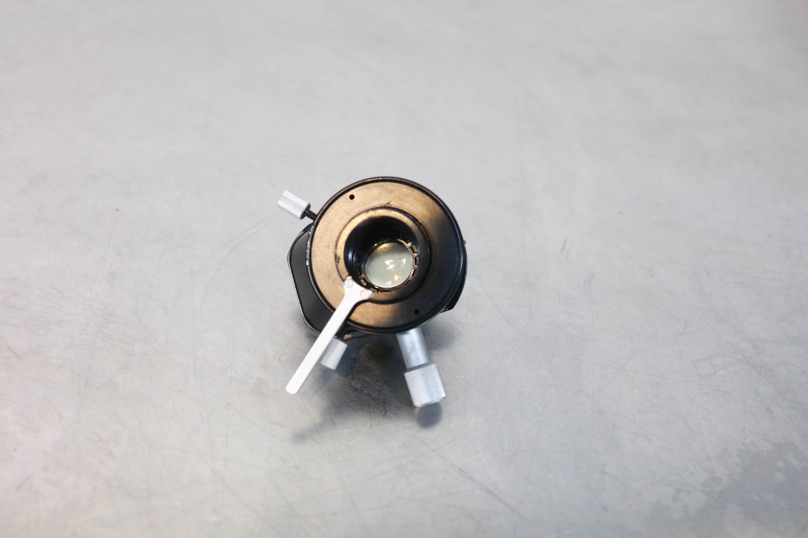 Leitz Wetzlar Microscope Ortholux Condenser Achromat 0.90 Flip Top Germany