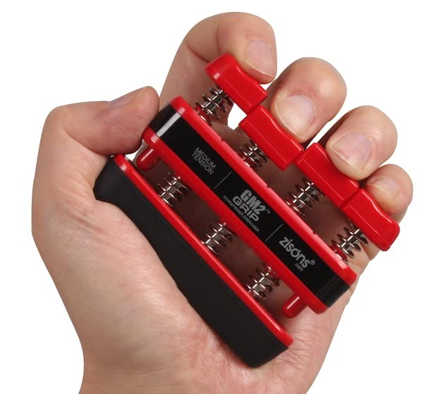 Grip Exerciser, Hand Exerciser, Finger Exerciser. Red 7lb per Spring