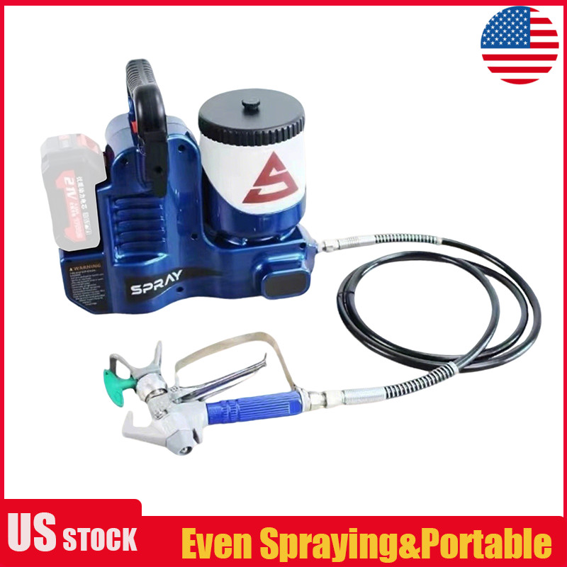 Lithium Battery Electric High Pressure Airless Paint Sprayer & Spray Gun