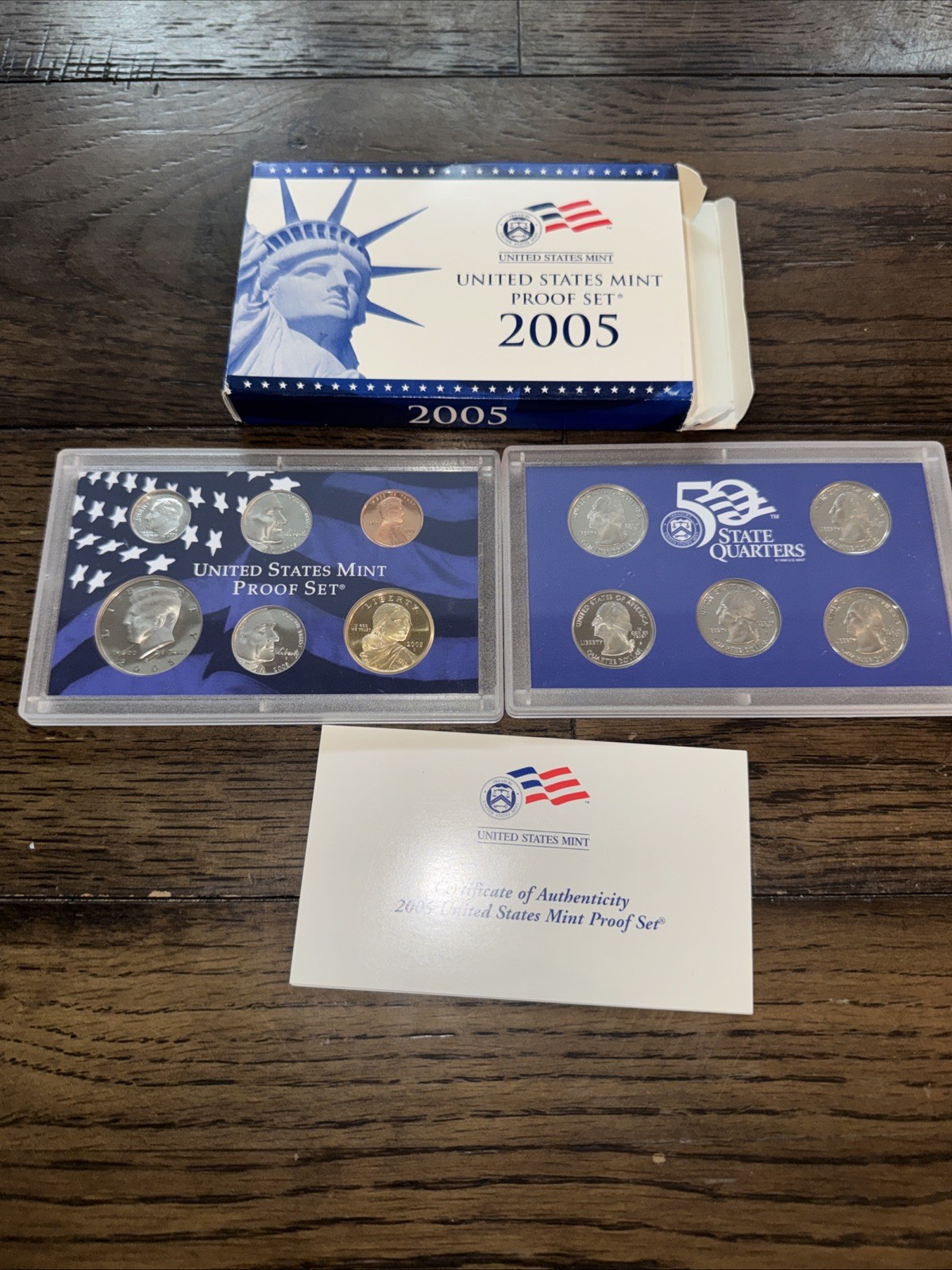 2005-S US Mint Proof Set 11 Coin Set Original Government Packaging with the COA