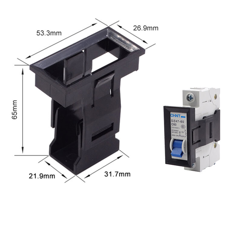 Miniature Circuit Breaker Accessories Panel Buckle 1P 2P 3P 4P Mounting Bracket