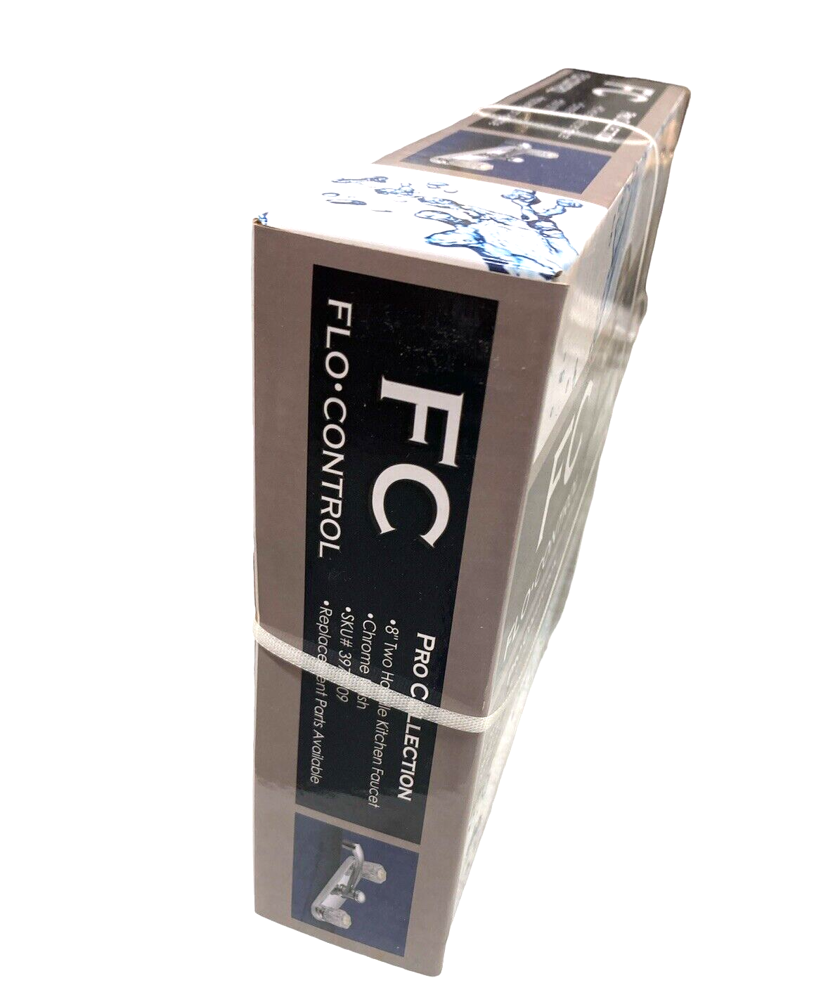 Flo Control 8” 2-Handle Chrome Kitchen Faucet New in Box