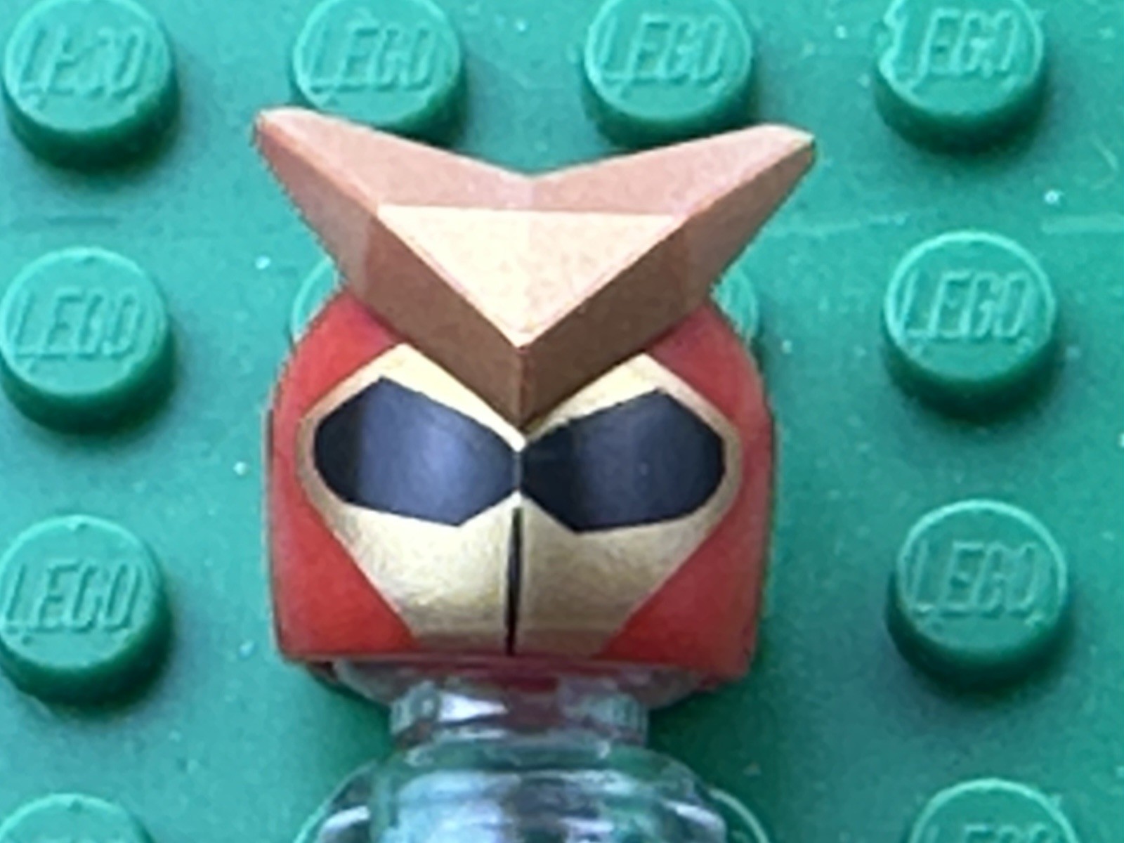 Lego Minifigure Headgear Helmet From Set 71027 (Super Warrior)