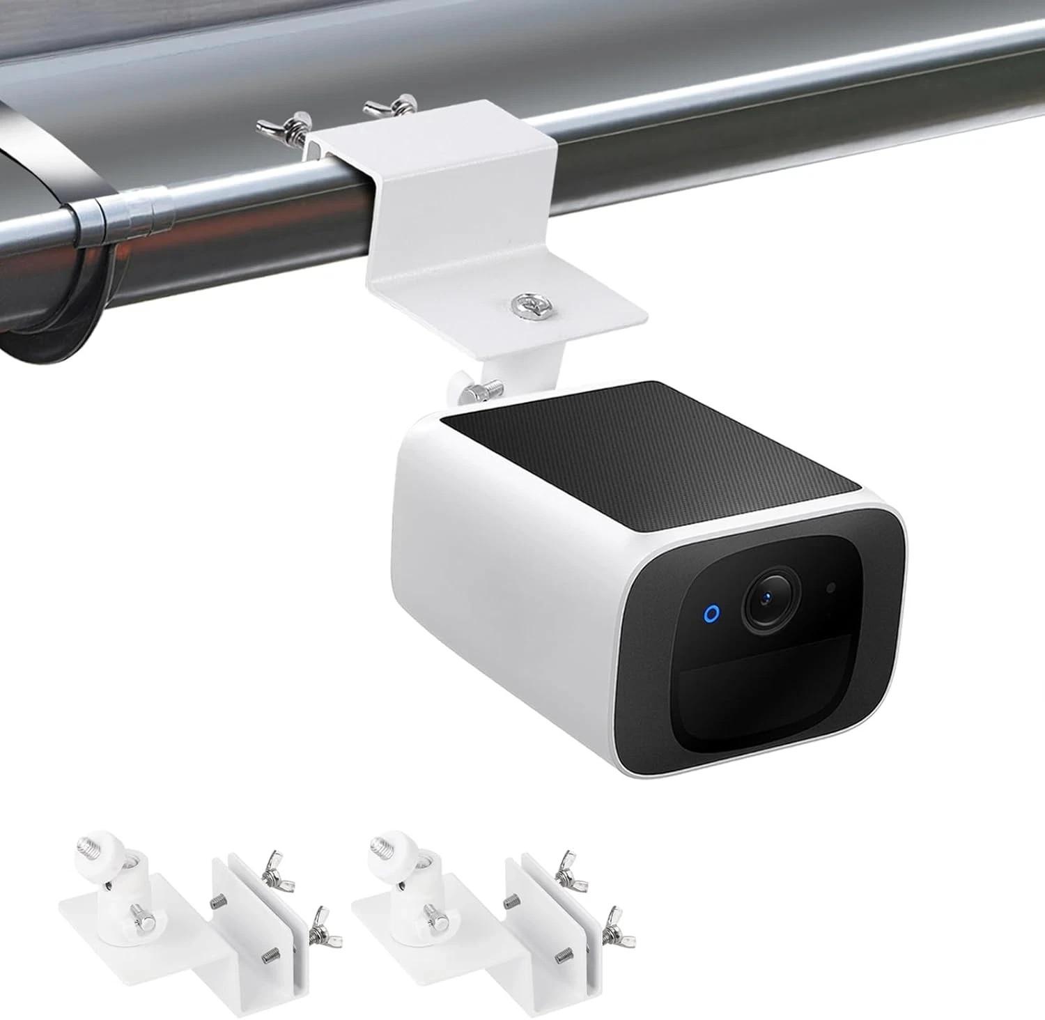 2Pack Gutter Mount Compatible with Eufy Security Solocam S220/C210, Eufycam 2C/2