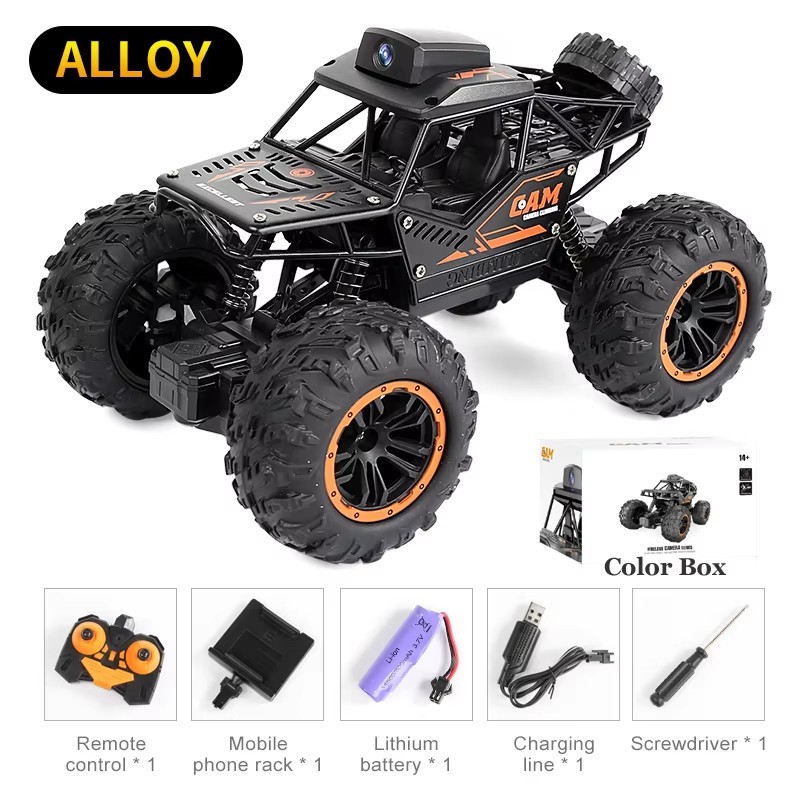 RC Car with HD Camera FPV WIFI Machine on Remote Control Stunt 1:18 2.4G SUV
