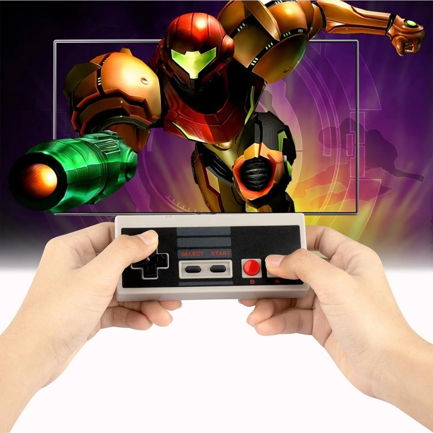 REPLACEMENT Controller For NES-004 Original Nintendo NES Vintage Console Wired
