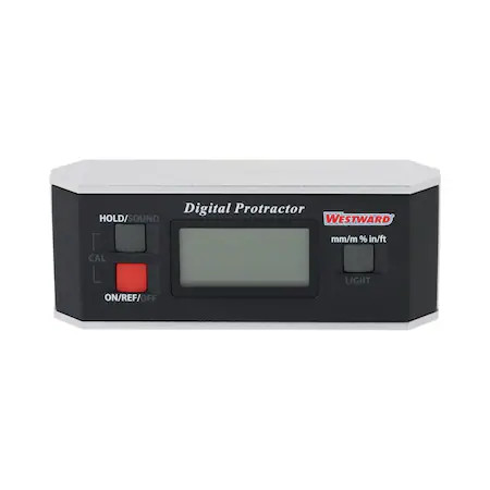 Westward 827Hz1 Digital Protractor, -360 To 360, 90 X 4