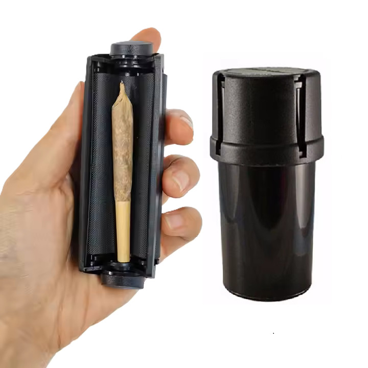 DIY Rolling machine & Container that doubles as a grinder