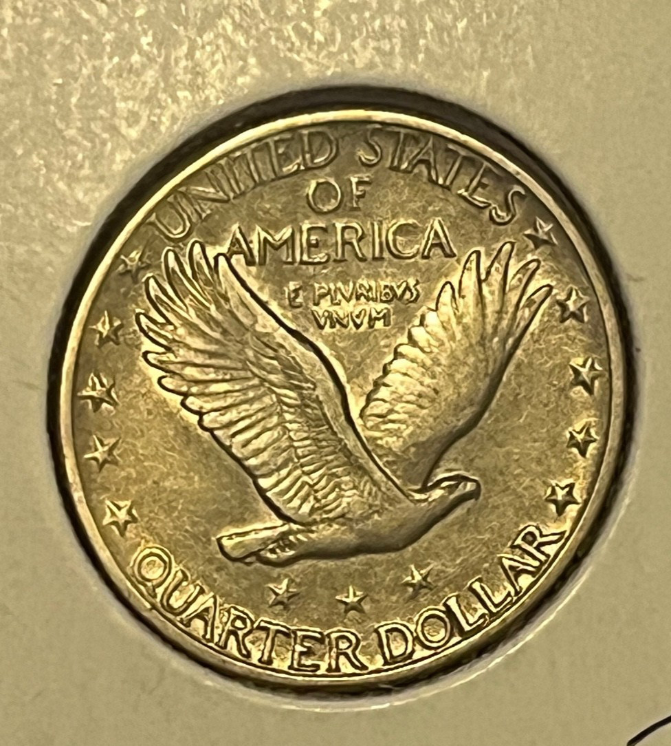 1927 Standing Liberty Quarter Solid EF / AU