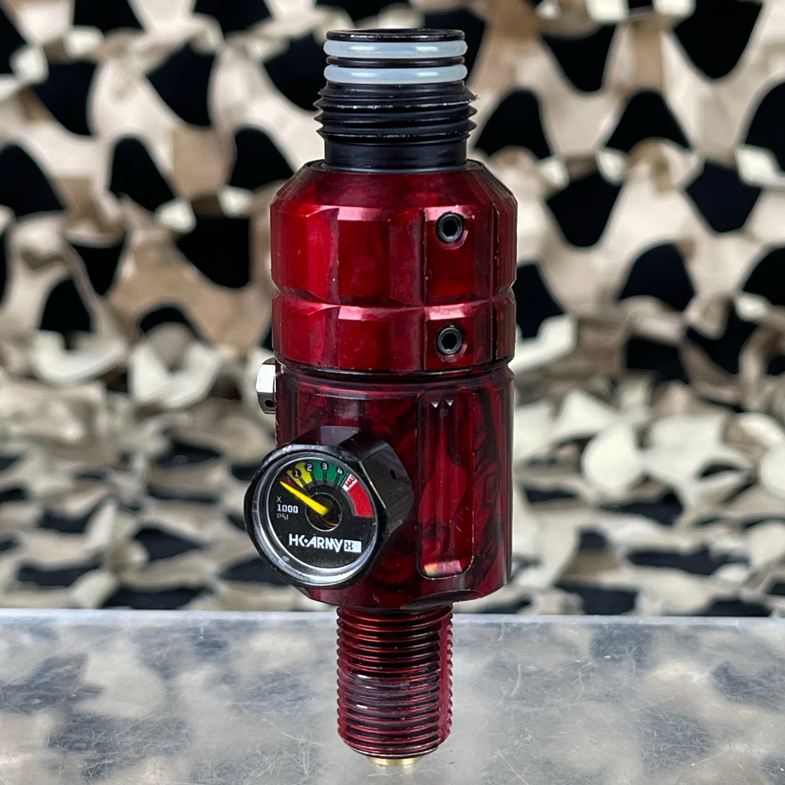 NEW HK Army Turbine Pro Tank Regulator - Long - Marble Red