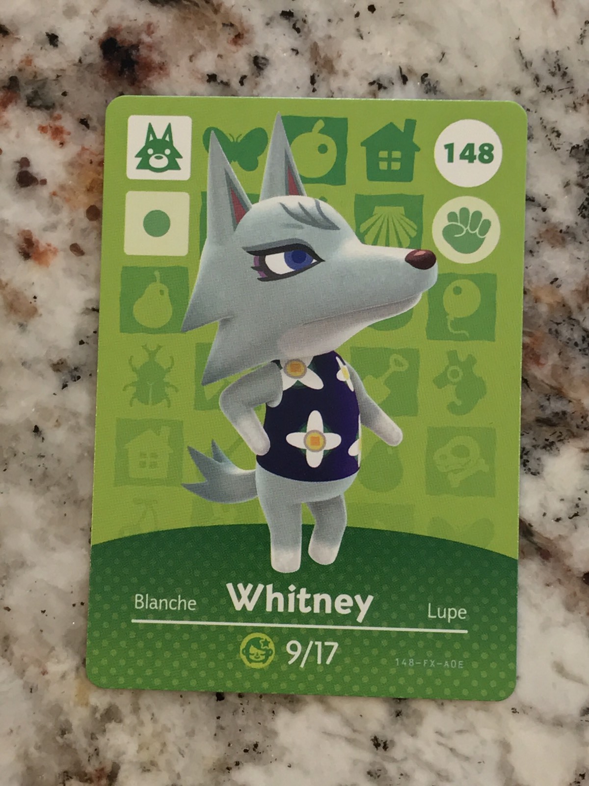 148 WHITNEY !SUPER SPECIAL! Animal Crossing Amiibo Authentic Nintendo Mint Card