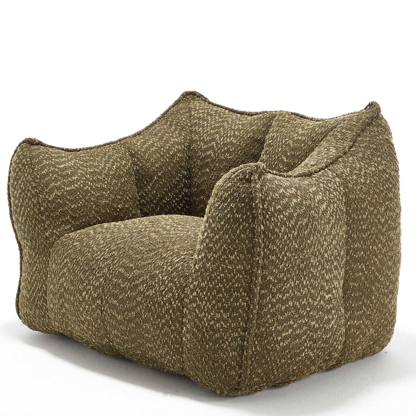 Sofa chairs with highly resilient foam for living rooms and bedrooms Olive Green