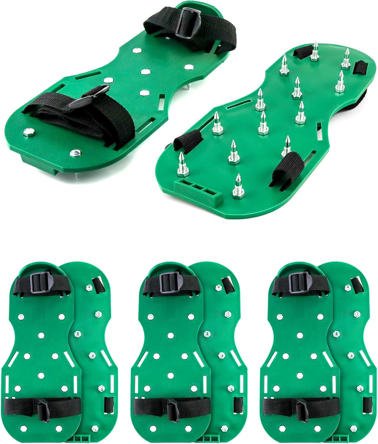 Gunite Spiked Shoes with 3/4” Short Spikes Perfect for Epoxy Floor, Overlays, Co