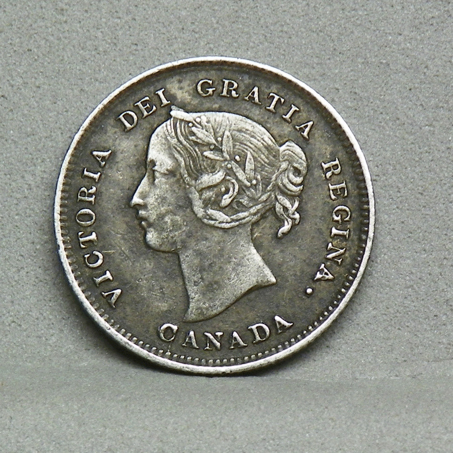 CANADA 1893 5 Cents, XF