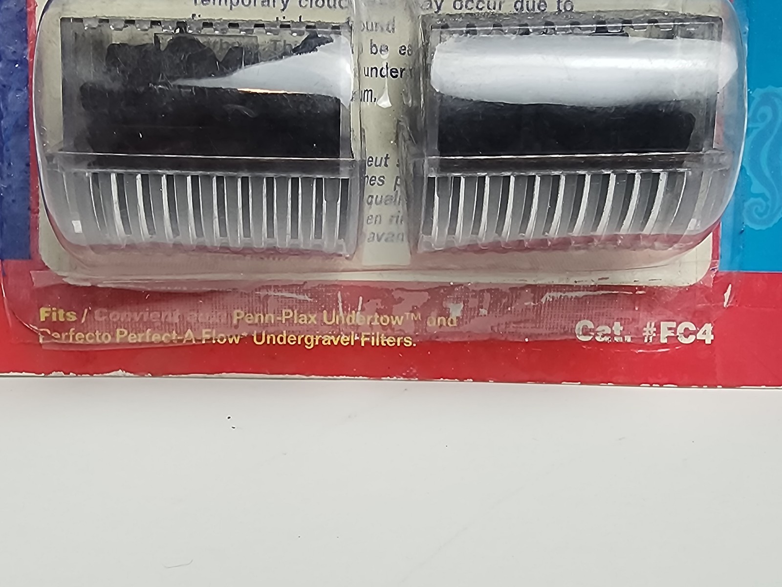 Penn-Plax Undertow Filt-a-Carb FC4 Disposable Carbon Filter Cartridge 2-Pack
