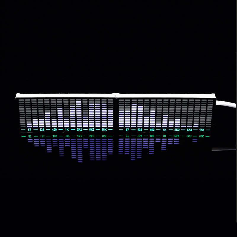 30 Segment LED Music Spectrum Audio Level Indicator Pickup Rhythm Light VU Meter