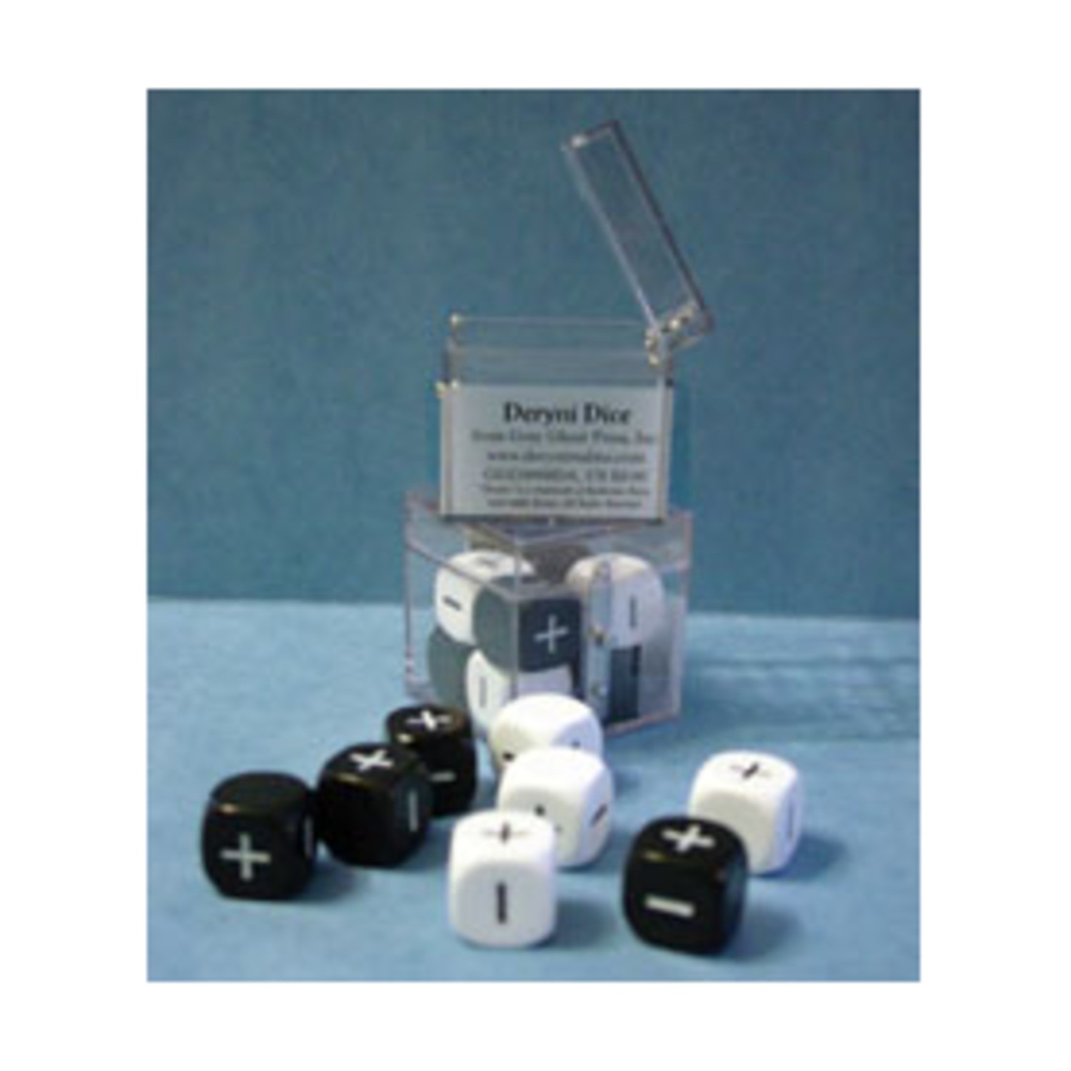 Grey Ghost Fantasy RPG Deryni Dice (8) New