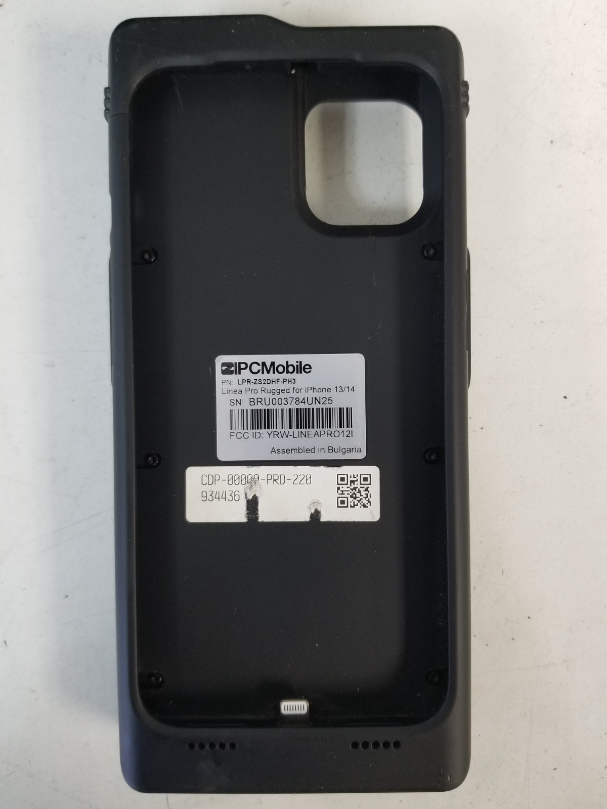 IPCMobile Linea Pro Rugged Case For iPhone 13/14 / Barcode Scanner