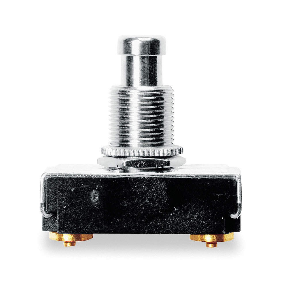 CARLING TECHNOLOGIES 170 MiniaturePushButtnSwitch,Nickel,SPST 2X901