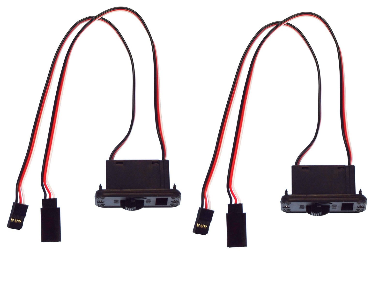 Futaba Style Heavy Duty On/Off Switch W/Charge Port - 2 Pack #1057