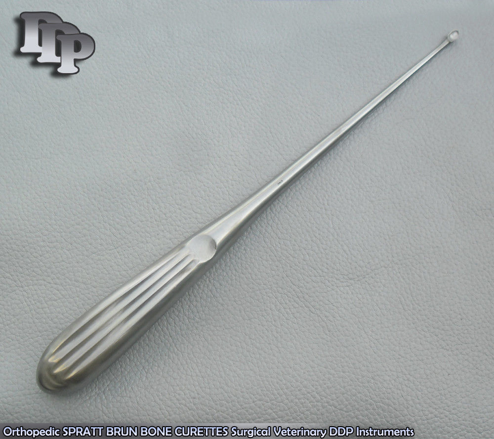 Orthopedic SPRATT BRUN BONE CURETTES 1/ 9" Surgical Instruments