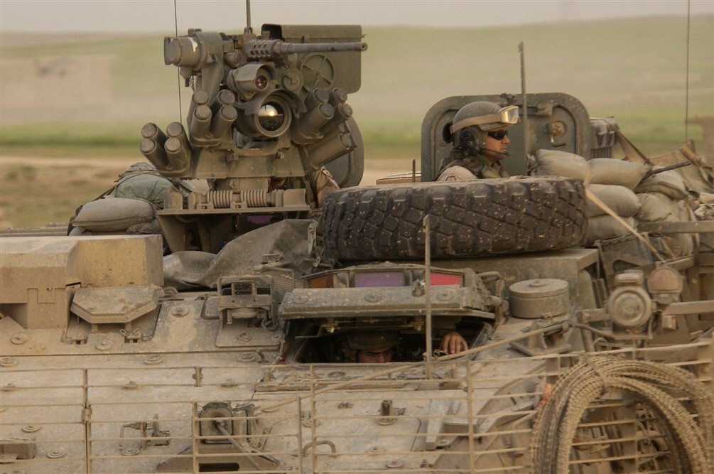 2005 25th Division 5th Infantry Stryker Vehicle Patrol Mosul Iraq 4x6 Photo #2