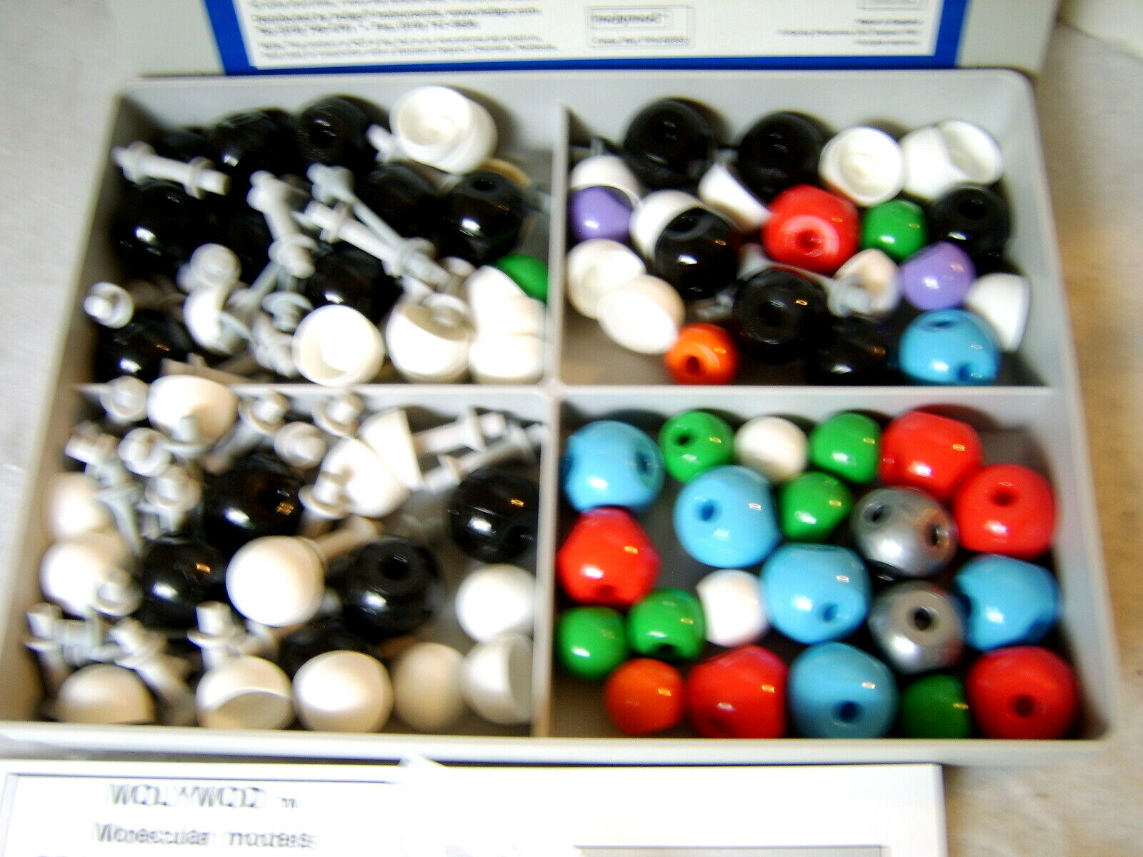 The Molymod Molecular Model Set for Organic Stereochemistry Chemistry Atom