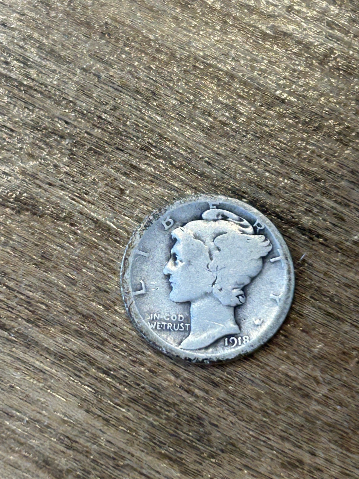 1918D Mercury Dime G